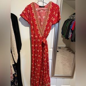 Amazon Wrap dress NWOT